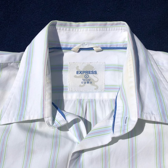 💼 Express Spring Striped Shirt - Picture 4 of 8